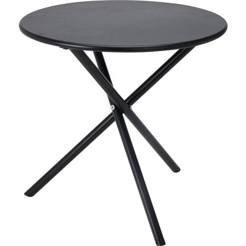 Pro Garden salontafel (Ø48×48 cm) – zwart