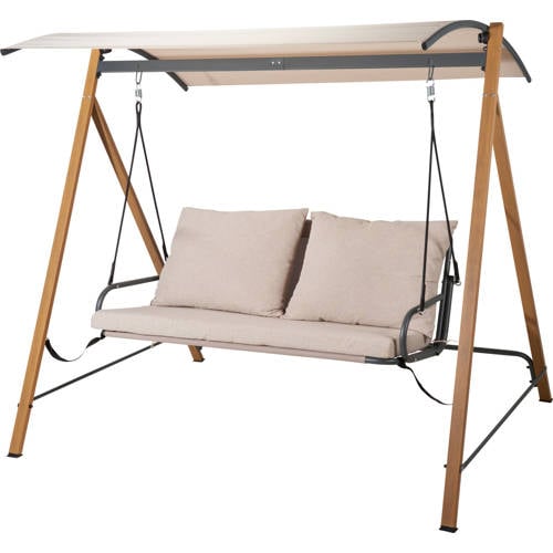 Pro Garden schommelbank – beige