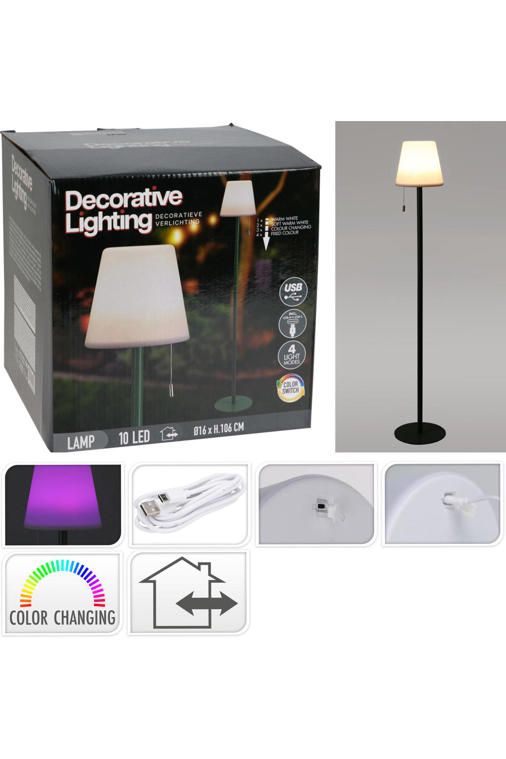 Pro Garden lamp colour changing