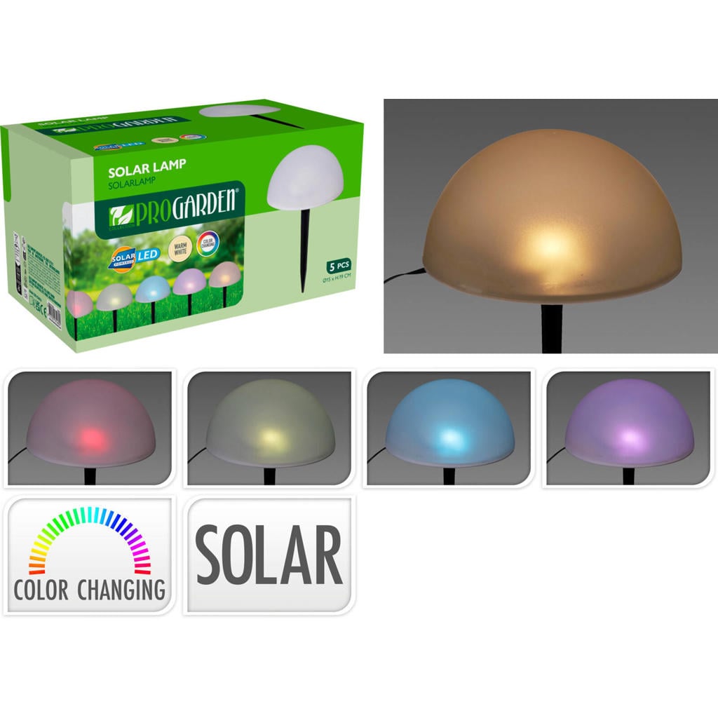 solarlamp (set van 5)