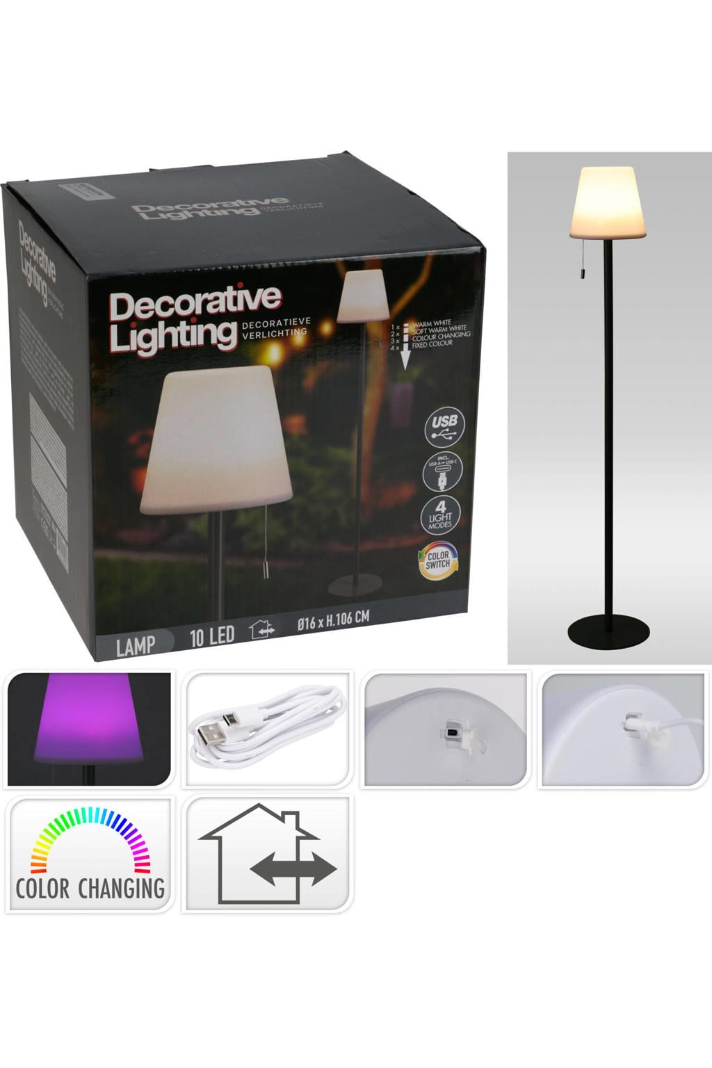 Pro Garden lamp colour changing