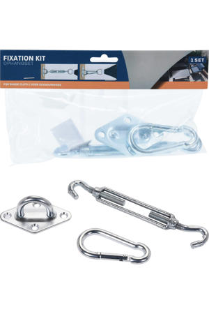 schaduwdoek accessoires set