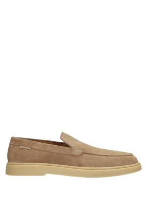 Mason suède loafers taupe