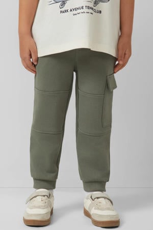 casual broek donkergroen