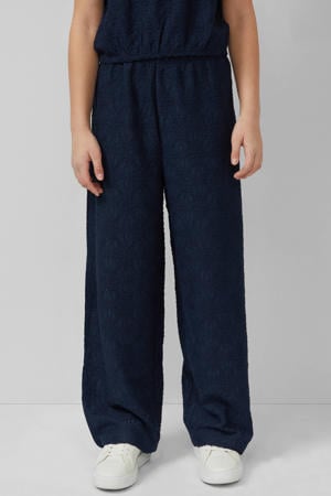 casual broek donkerblauw