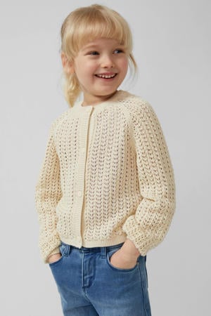 gebreid vest ecru