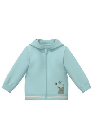 sweatvest blauw