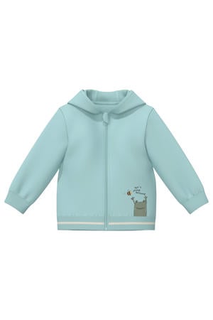 sweatvest blauw