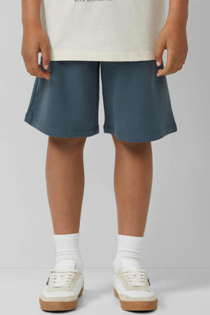 regular waist sweatshort grijsblauw