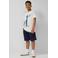 s.Oliver regular waist sweatshort donkerblauw
