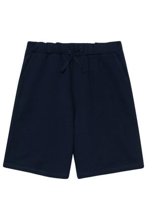 regular waist sweatshort donkerblauw