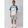 s.Oliver regular waist sweatshort lichtgrijs