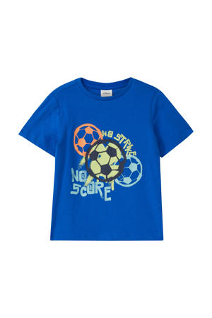 T-shirt marineblauw
