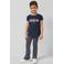 s.Oliver T-shirt donkerblauw met pailletten
