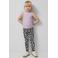 s.Oliver slim gebloemde legging donkerblauw