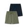s.Oliver sweatshort - kaki/donkerblauw (set van 2)