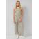 s.Oliver gestreepte casual broek ecru ajour
