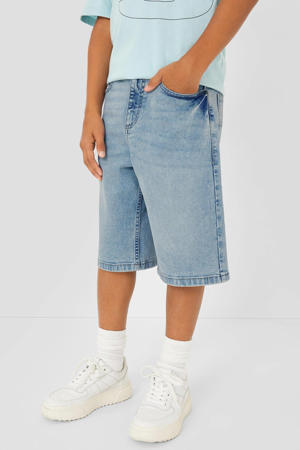 short light blue denim