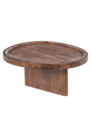 Naro dienbladtafel acaciahout bruin