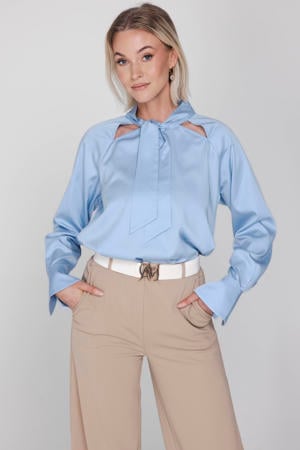 blousetop lichtblauw