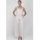 Accentil mouwloze top met wol beige met pailletten