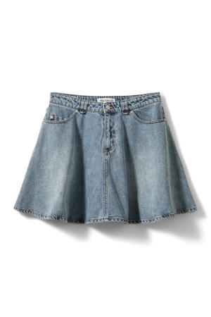 denim spijkerrok medium blue denim