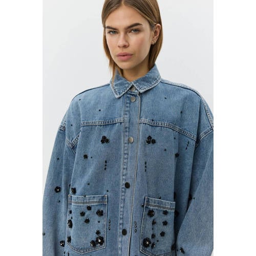 Sofie Schnoor denim spijkerjas medium blue denim afbeelding