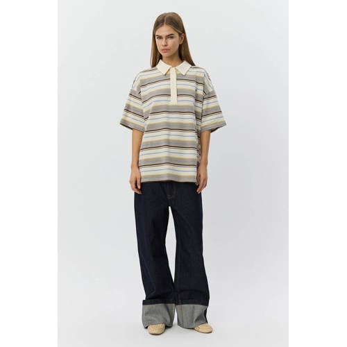 Sofie Schnoor gestreepte T-shirt crème afbeelding
