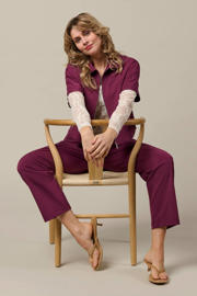 thumbnail: &Co Woman cropped blazer donkerrood