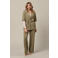 &Co Woman wide leg regular waist broek kaki
