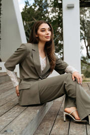 thumbnail: &Co Woman regular blazer kaki