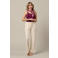 &Co Woman straight regular waist broek ecru