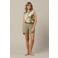 &Co Woman straight regular waist casual short kaki
