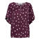 &Co Woman top met stippen donkerrood