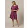 &Co Woman zomerjurk met stippen donkerrood