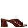 Manfield lakleren muiltjes bordeaux