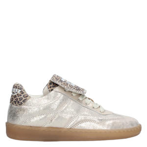 leren sneakers champagne