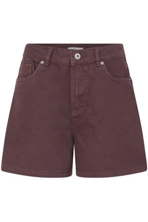denim regular waist short