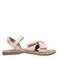 Braqeez leren sandalen goud