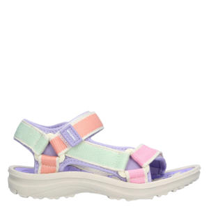 sandalen lila/roze/groen/oranje