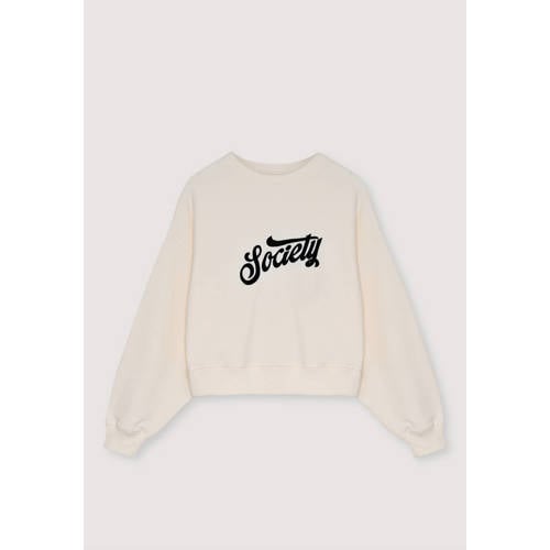 The New Society sweater ecru afbeelding