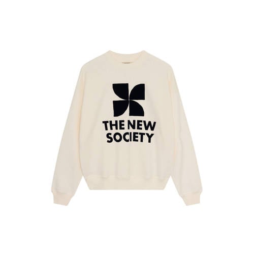 The New Society sweater ecru afbeelding