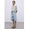 The New Society high waist bermuda short light blue denim