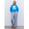 The New Society sweater blauw