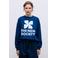 The New Society sweater donkerblauw