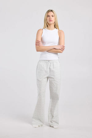 katoenen pyjamabroek wit