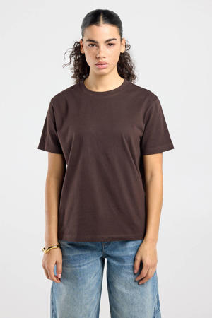 T-shirt donkerbruin