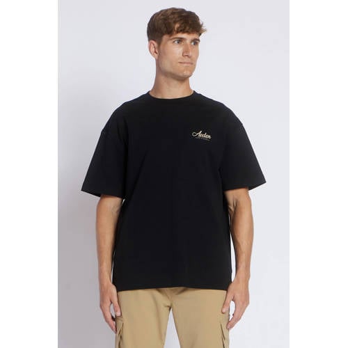 Aeden oversized T-shirt met backprint zwart afbeelding