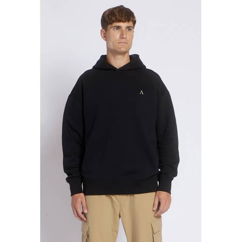 Aeden hoodie met backprint zwart afbeelding