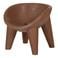 WOOOD Orio Loungestoel - Polymeer - Rood/Bruin - 58x62x62